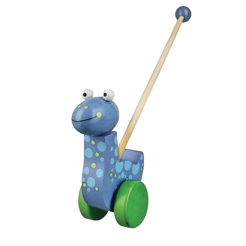 Diplodocus push along wooden - push,