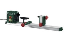 Parkside 600W Wood Turning Lathe With 2 Chisels 2 Spanners Adjustable Speed