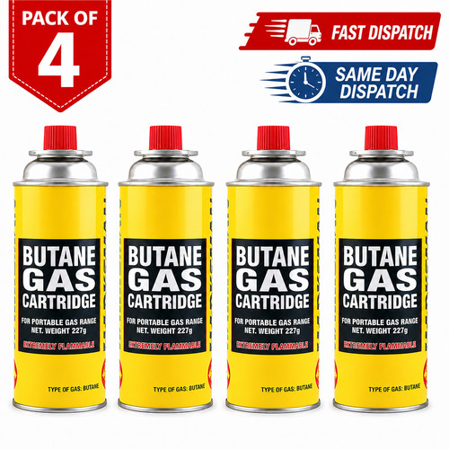 Butane gas bottles - 4,