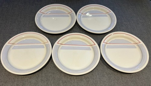 Vintage set dinner plates - of, 5