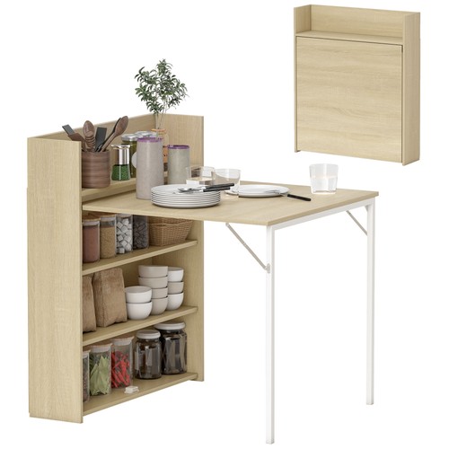 Homcom folding dining table - homcom,