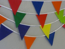 Handmade fabric bunting multi - fabric, bunting.multi