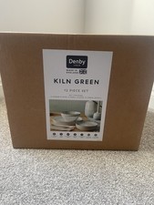 Denby Kiln Green Dinner Set Brand New