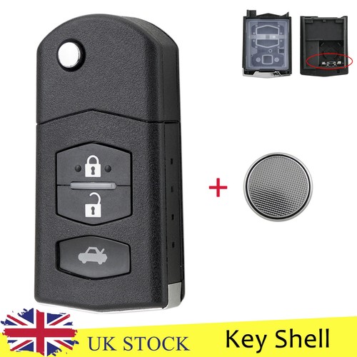 3button flip remote for mazda - flip,