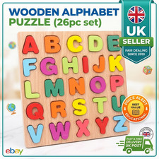 Wooden Alphabet Puzzle ABC