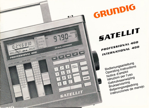 Grundig satellit 400 operating - satellit,