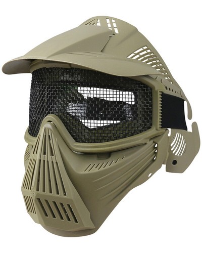 Full face mesh mask coyote - full,