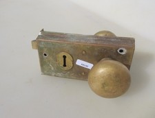 Vintage Brass Door Lock Old
