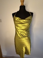 *BNWT* H&M green satin dress