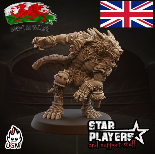 Fantasy football werewolf star - fantasy,
