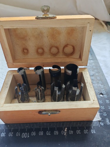 Piece wood plug cutter - 8,