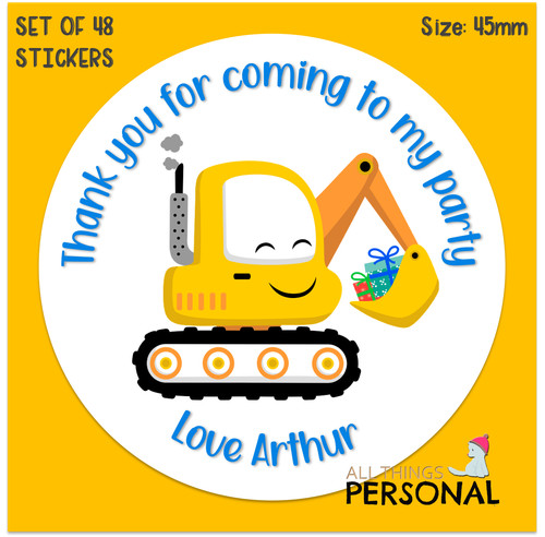 Personalised digger - 48,