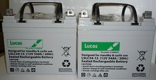 2 x Lucas 12V 34AH (33AH 35AH)