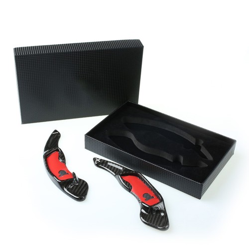 Red carbon fiber steering - red,