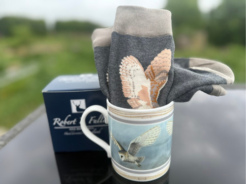 Barn owl mug socks - |,