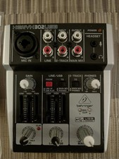 Behringer Xenyx 302USB Mixer - 5-Input USB Mic Preamp Audio Interface 