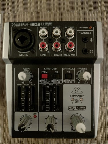 Behringer xenyx 302usb mixer - mixer,