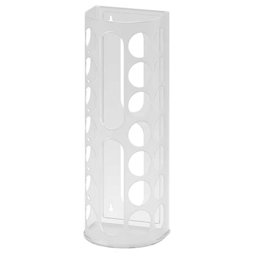 White wall mounted plastic - white,