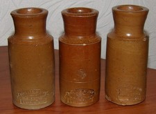 3 ANTIQUE SALTGLAZE STONEWARE