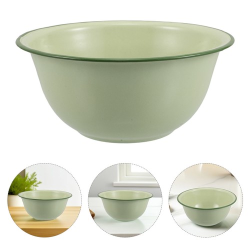 Retro enamel soup bowl - ,