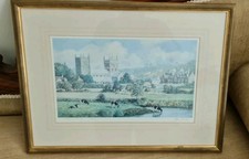 Framed Print by Robin Davidson – “Wimborne Minster” Landscape