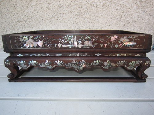 Letter smoker table opium - table,