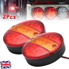 2x Rear Round Hamburger LED