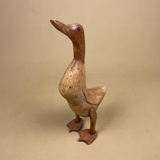 Vintage Carved Wooden Duck