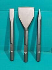 BOSCH GSH27 GSH27VC 11304 GSH16  Breaker Chisel & Point + 115mm Tarmac Cutter ,