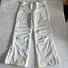 NWT Athleta White Twin Tip Ski Pants Size 14 305190 MSRP $179.00
