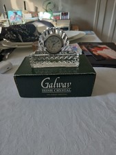 Galway IRISH Crystal Mantel Clock