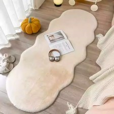 Faux Rabbit Fur Rug Soft Plush