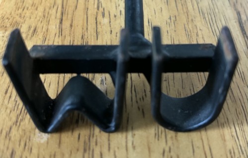Vintage metal branding iron - metal,