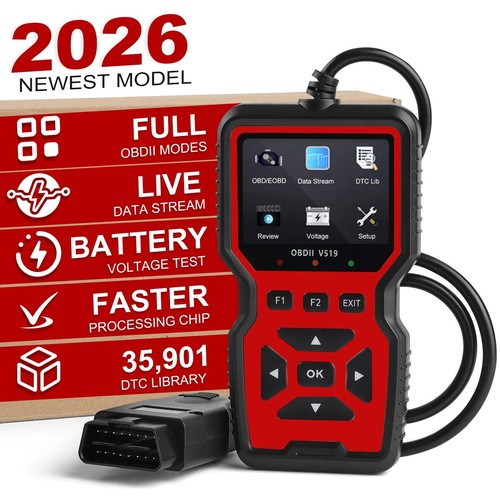 2026 v519 obd2 scanner car - v519,