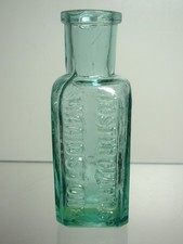 Vintage Glass Bottle Eiffel