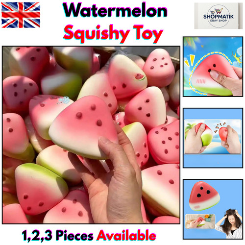 Watermelon squishy toy - watermelon, slow
