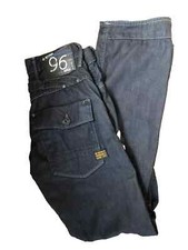 G-Star ELWOOD HERITAGE RAW 96 GS3301 Tapered CINCH blue denim jeans W 30 L 32