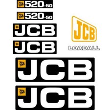 JCB 520-50 decals - Repro