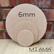 MIAMA 6mm MDF Circle Square