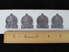 Vintage 1920s Rowing Antique Award Medals Group (4) Crew High Relief Detail Nice