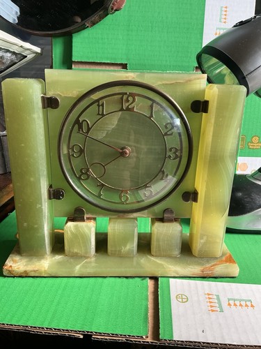 Art deco green marble - art,