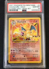 2021 Pokemon Celebrations Charizard Holo Classic Collection Base Set #4 PSA 10