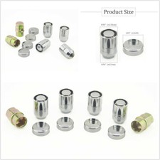 4x M12x1.5 Wheel Lock Lug Nut