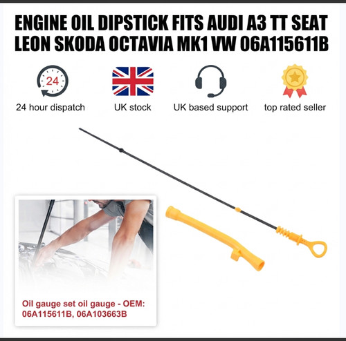 Engine oil dipstick 06a115611b - oil,