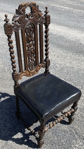 Jacobean style carved oak - oak, hall