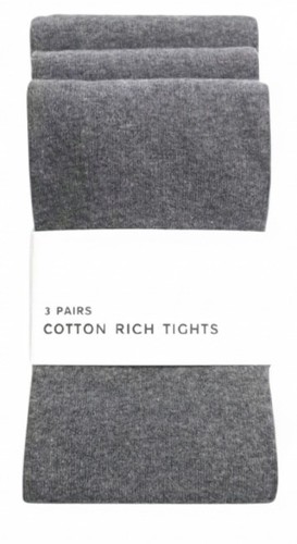 Girls marks grey school tights - girls,