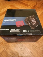 Kicker S8L7 Solo Baric 20cm Car Subwoofer 900W DVC Bass
