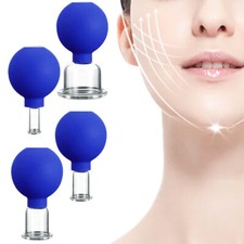 Anti-Cellulite Facial Massage Cupping Can Body Face Vacuum Glass Silicone Cup