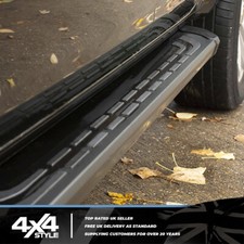 FITS JEEP CHEROKEE 05>08 BLACK ALUMINIUM SIDE STEPS THORESBY RUNNING BOARDS