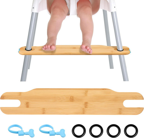 Bamboo high chair footrest - bamboo,
